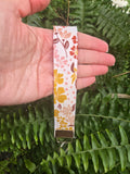 Earth Tone Floral Wristlet