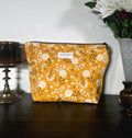 Mustard Woodlands Large Makeup Bag