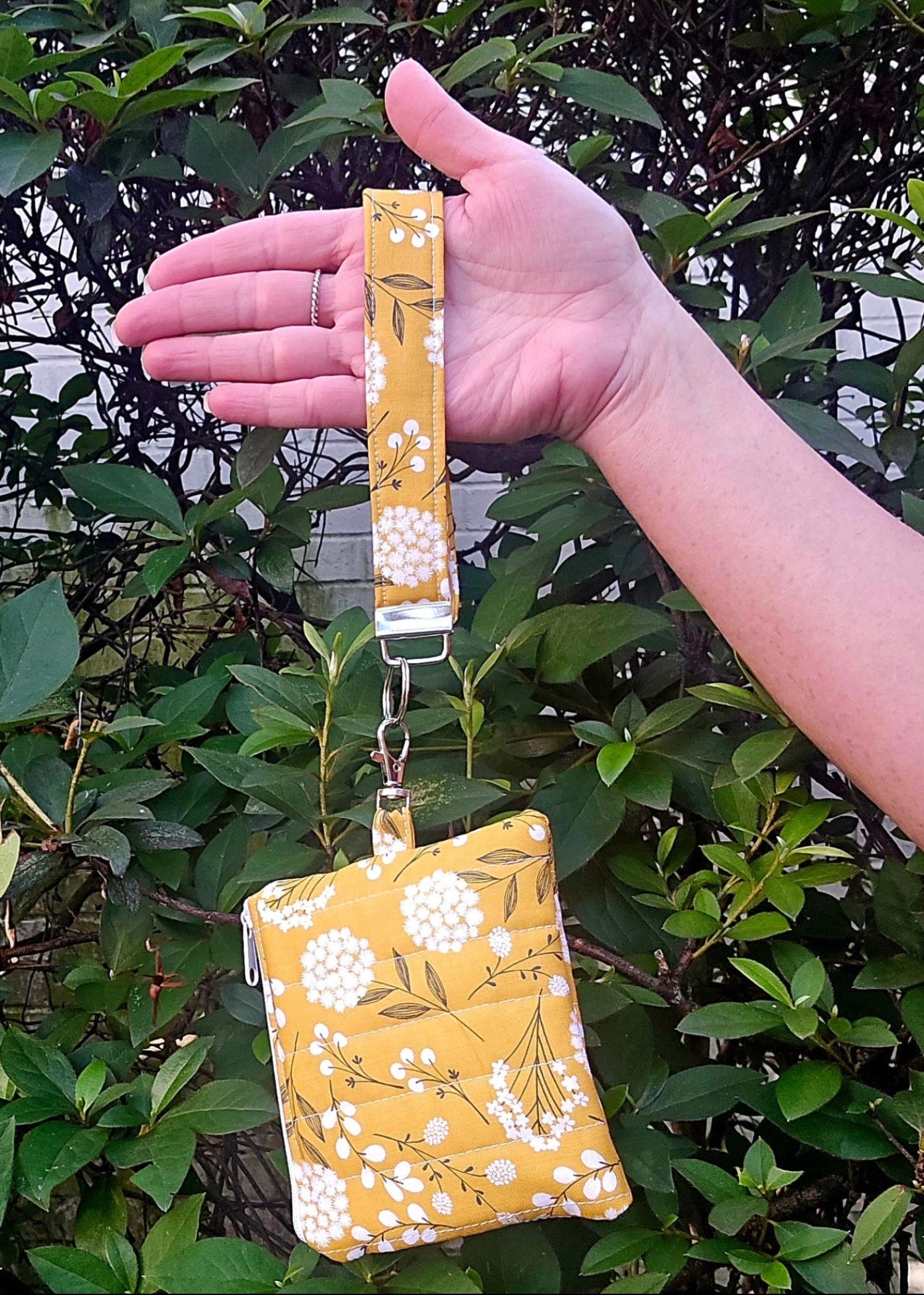 Mustard Woodland Keychain Wallet