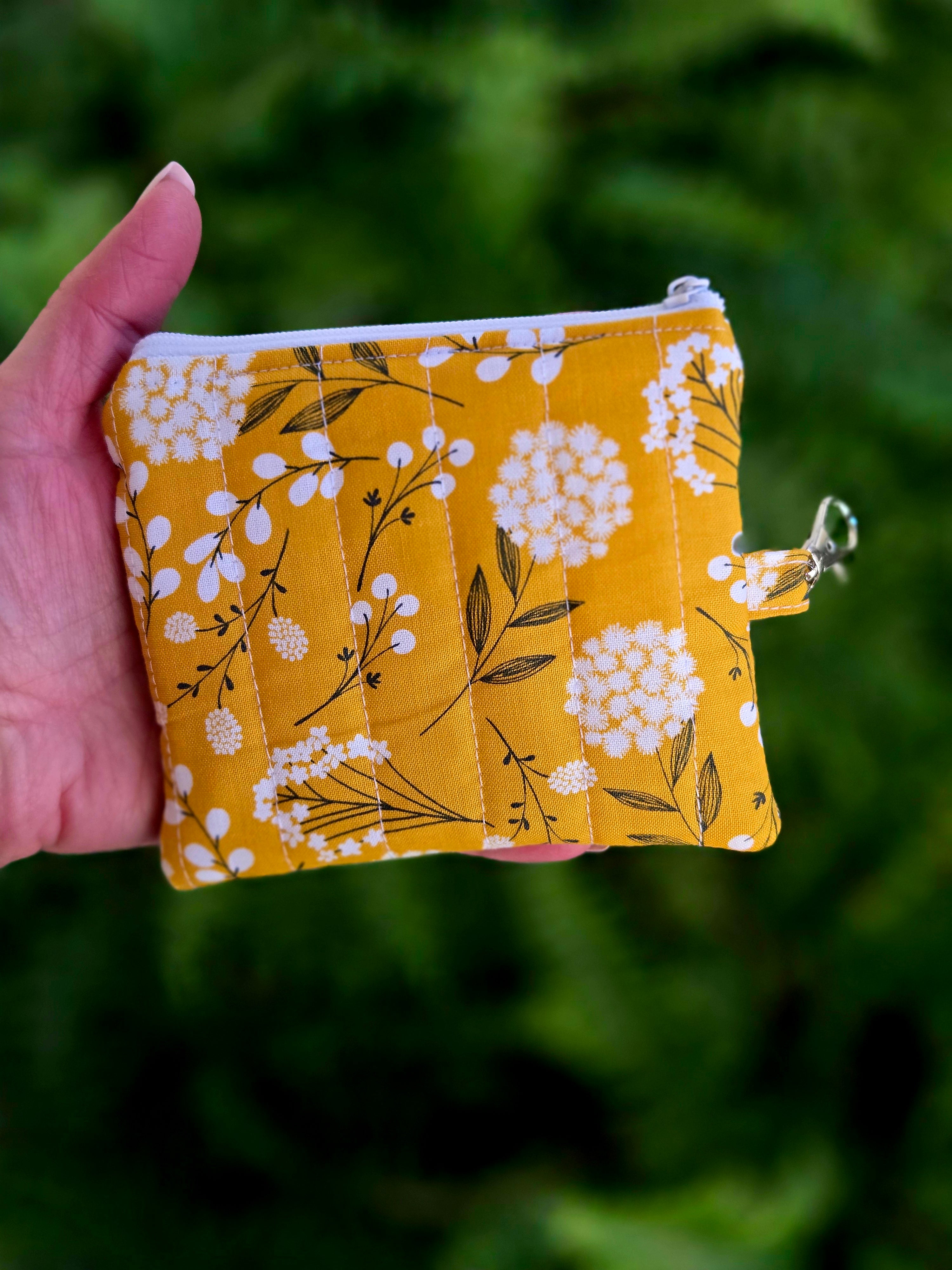 Mustard Woodland Keychain Wallet