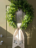 Magnolia Wreath Sash w/2 Magnolias