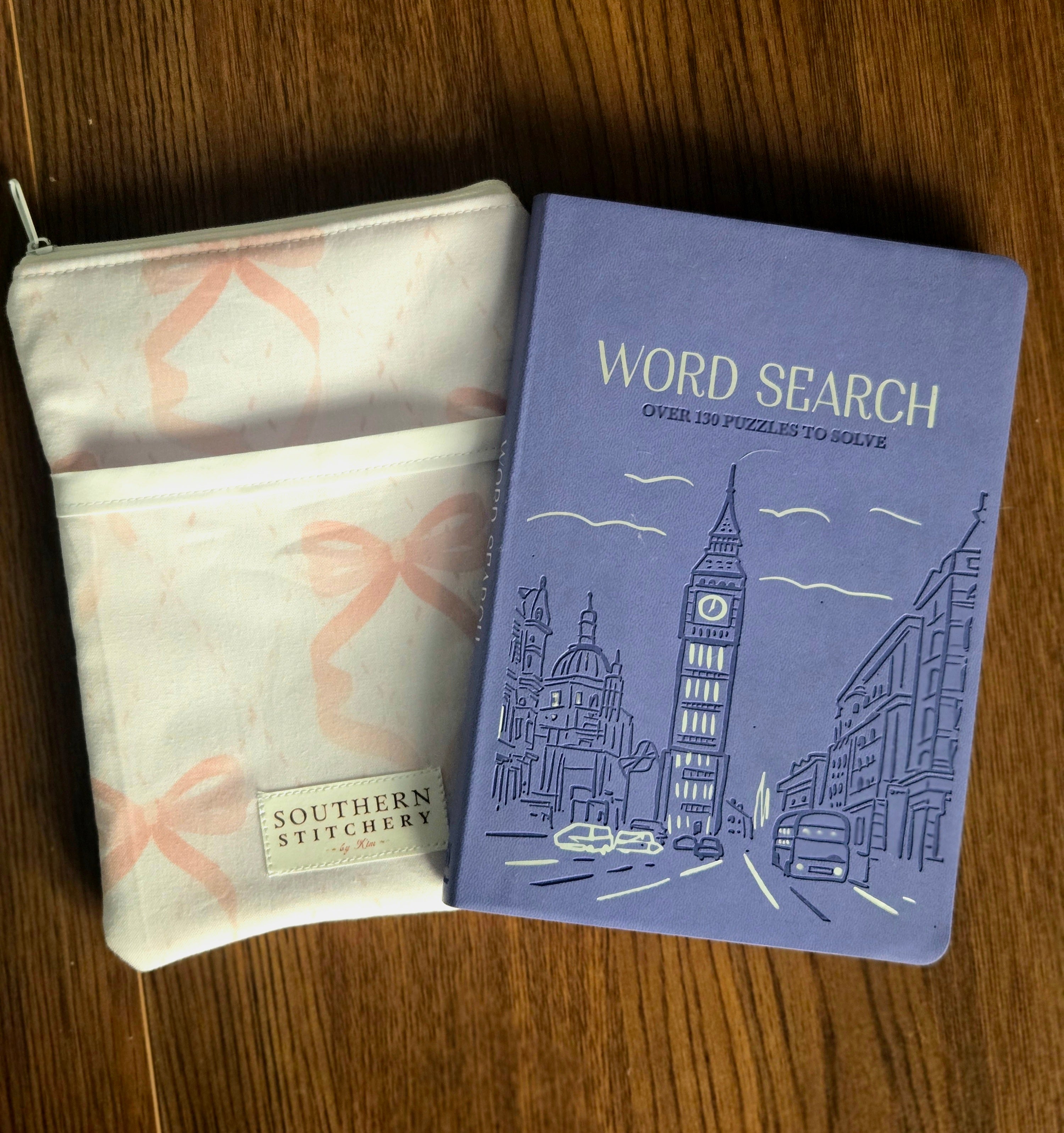Pink Ribbon Bows E-Reader/Book Sleeve - Small